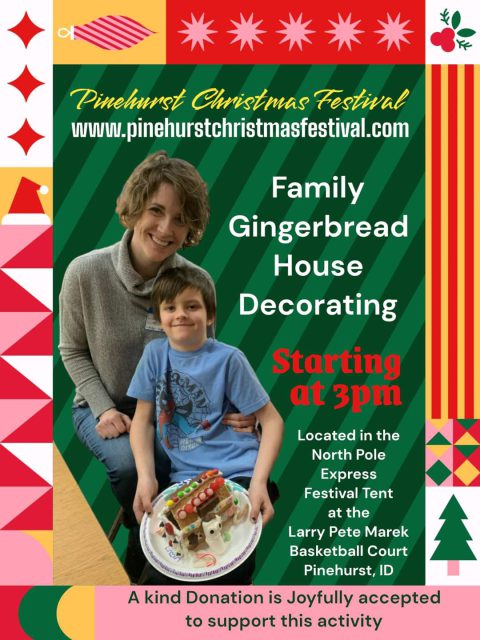 Pinehurst Gingerbread House Decorating – December 14th, 3-5pm