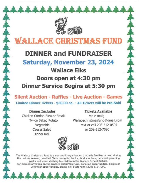 Wallace Christmas Fund Dinner and Fundraiser